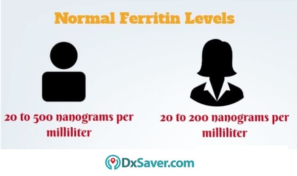 Know more about the normal levels of ferritin in the blood.