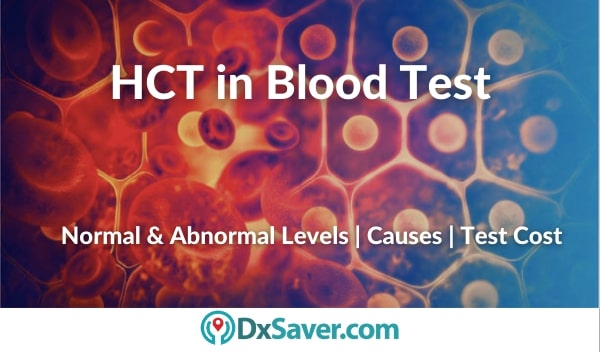 HCT Blood Test Cost in the US