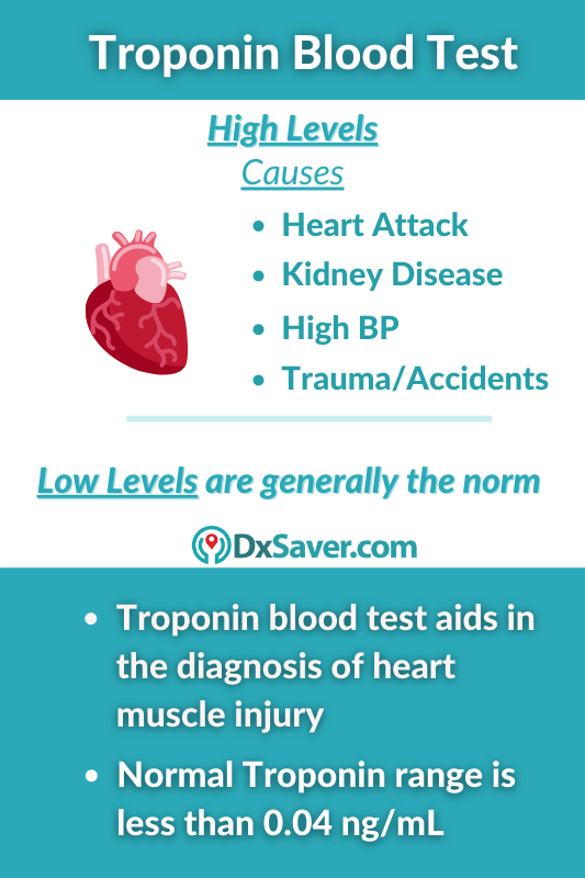 Troponin Blood Test Normal & High Levels Causes & Treatment