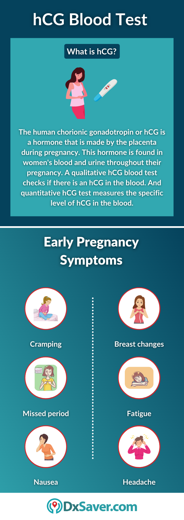 Pregnancy Blood Test hCG Qualitative